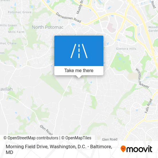 Morning Field Drive map