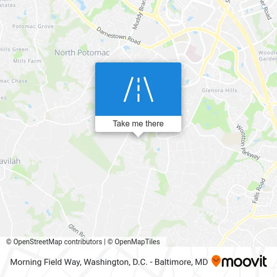 Morning Field Way map