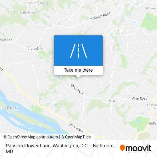 Passion Flower Lane map