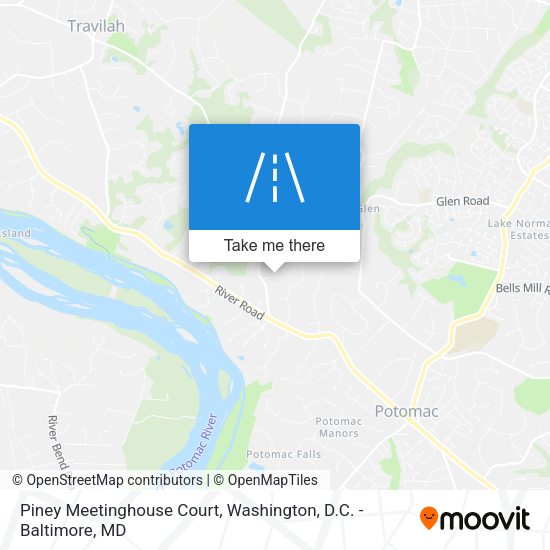 Piney Meetinghouse Court map