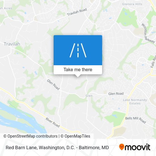 Red Barn Lane map