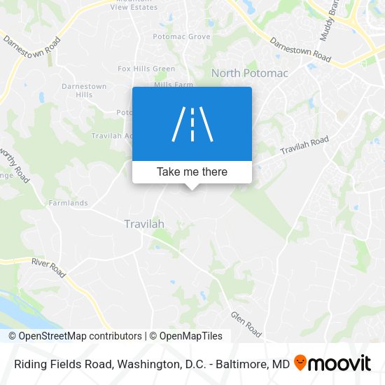 Mapa de Riding Fields Road
