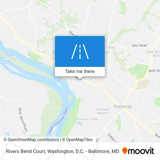 Rivers Bend Court map