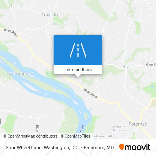 Spur Wheel Lane map