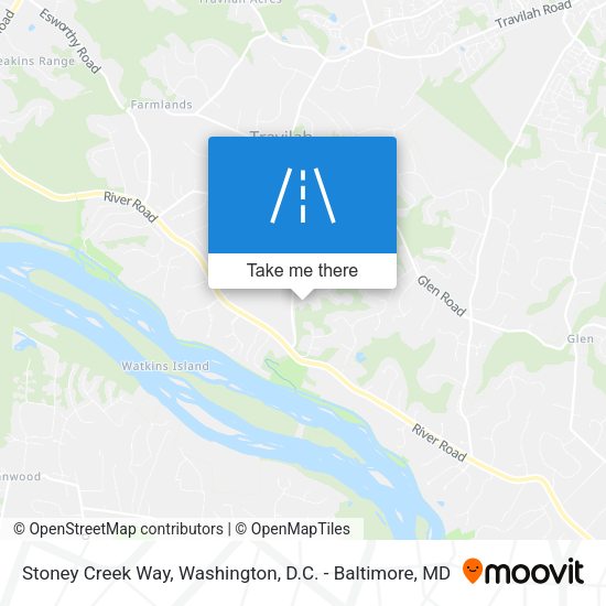 Stoney Creek Way map