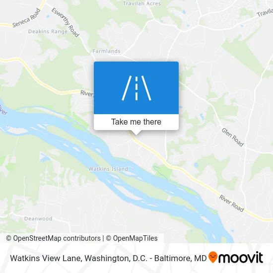 Watkins View Lane map