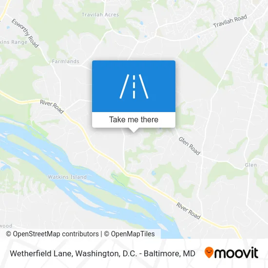 Wetherfield Lane map