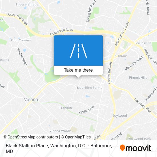 Black Stallion Place map