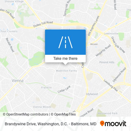Brandywine Drive map