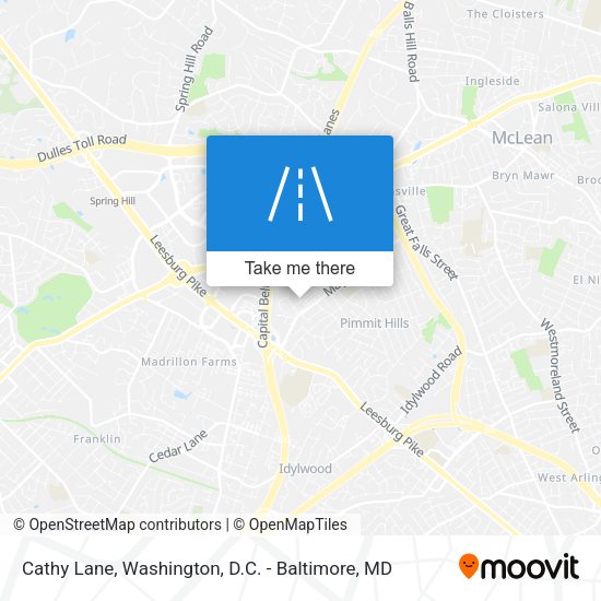 Cathy Lane map