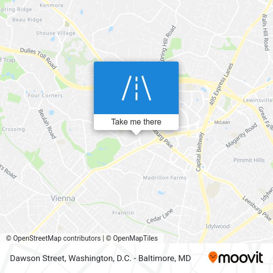 Mapa de Dawson Street