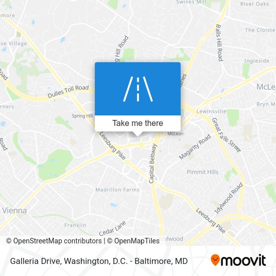 Galleria Drive map
