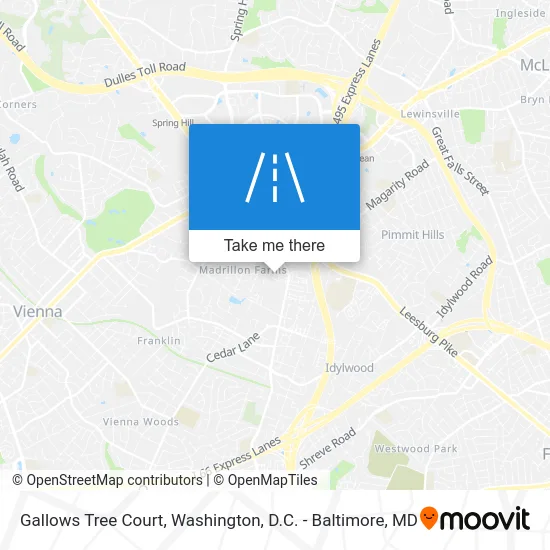 Gallows Tree Court map