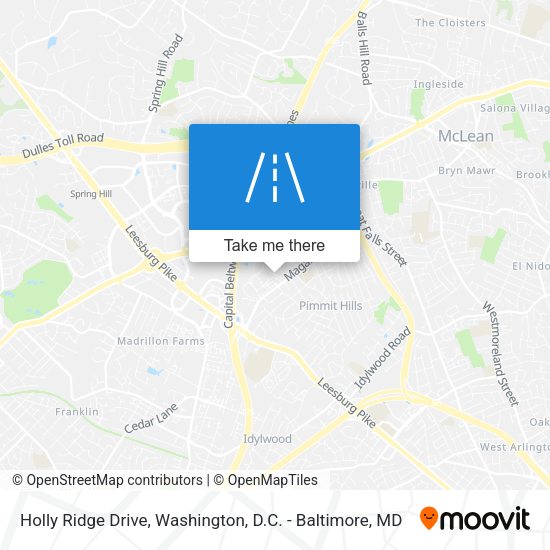 Mapa de Holly Ridge Drive
