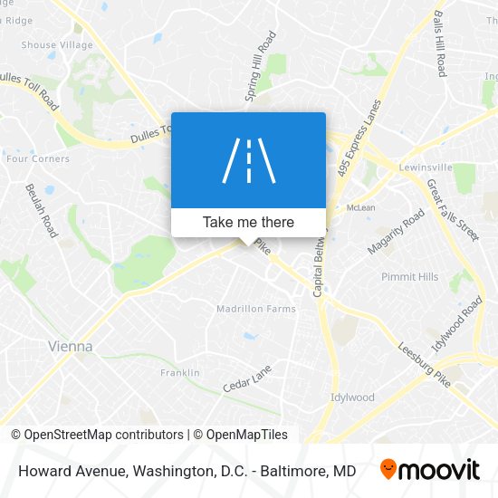 Howard Avenue map