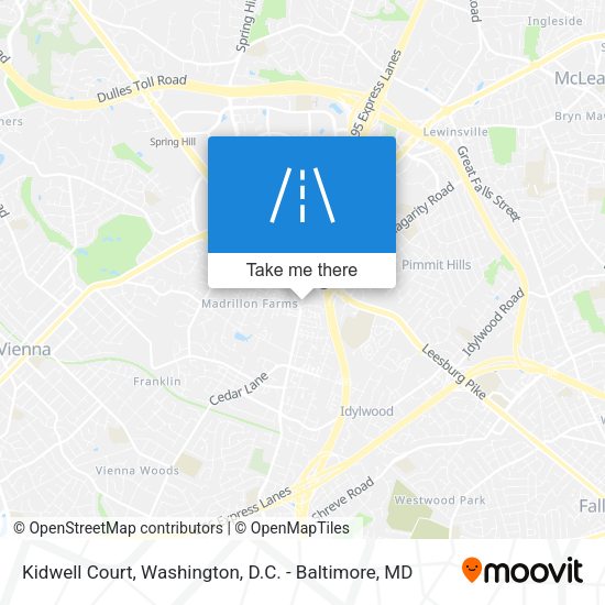 Kidwell Court map