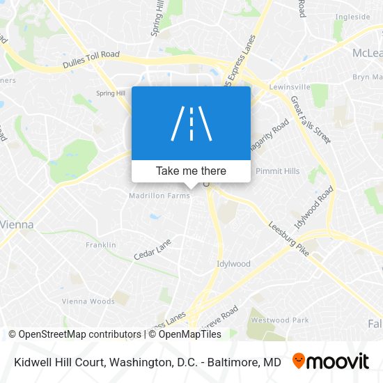 Kidwell Hill Court map