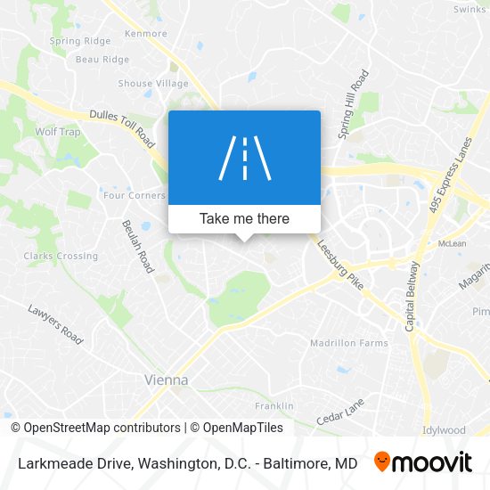Larkmeade Drive map