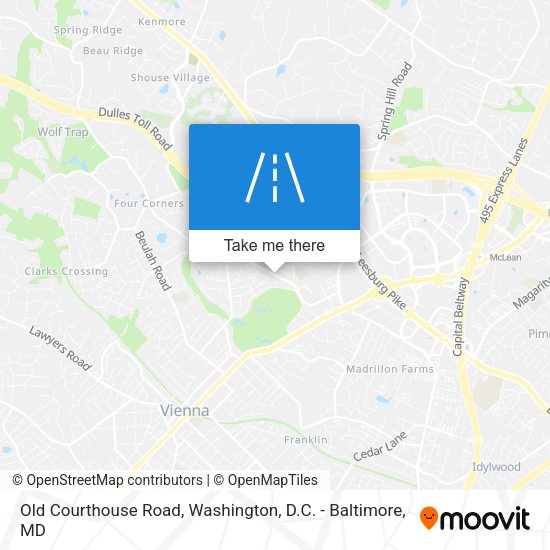 Mapa de Old Courthouse Road