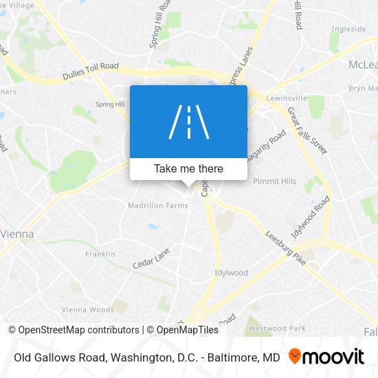 Mapa de Old Gallows Road