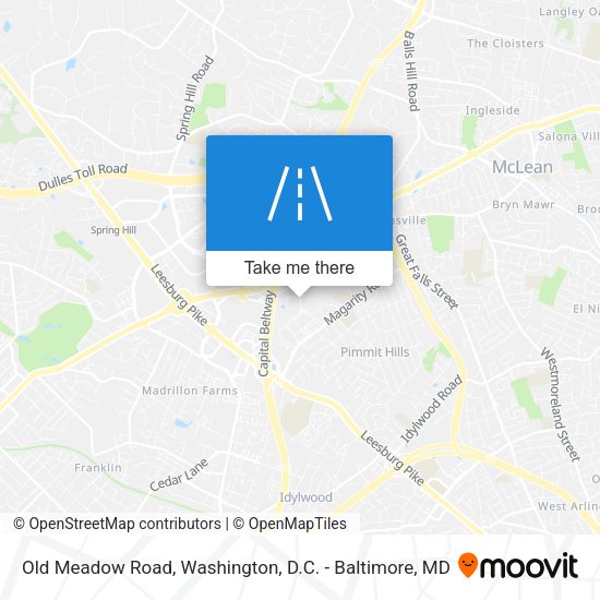 Old Meadow Road map