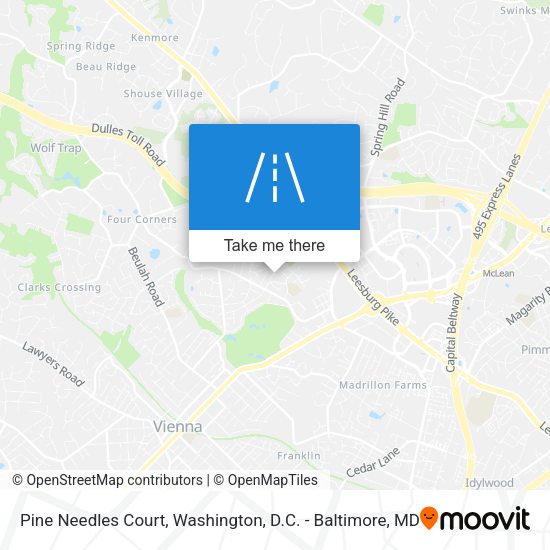 Mapa de Pine Needles Court