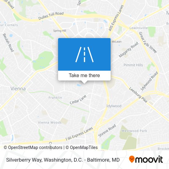 Silverberry Way map
