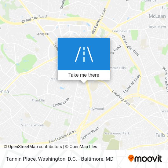 Tannin Place map