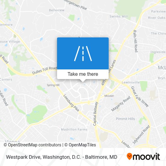 Westpark Drive map