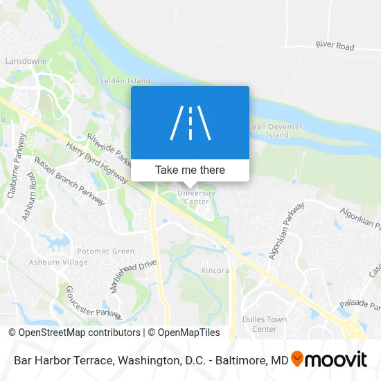 Bar Harbor Terrace map