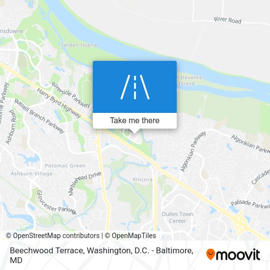 Beechwood Terrace map