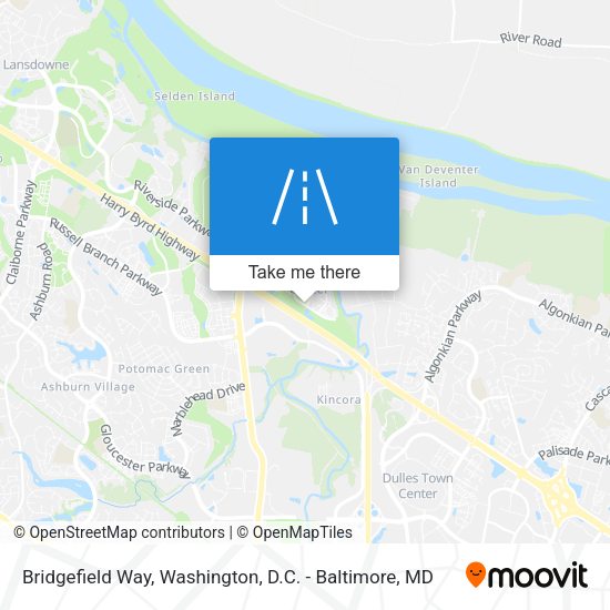 Bridgefield Way map