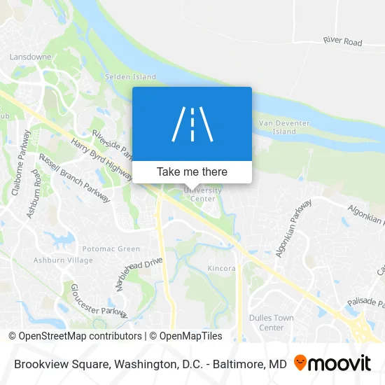 Brookview Square map