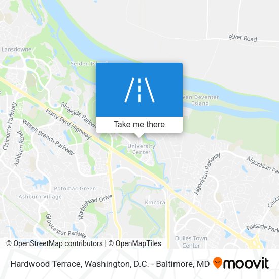 Hardwood Terrace map