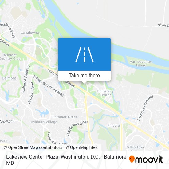 Lakeview Center Plaza map