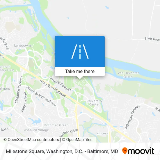 Milestone Square map