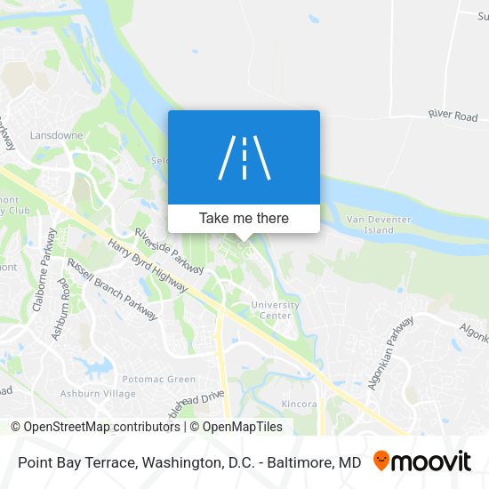 Point Bay Terrace map