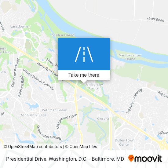 Mapa de Presidential Drive