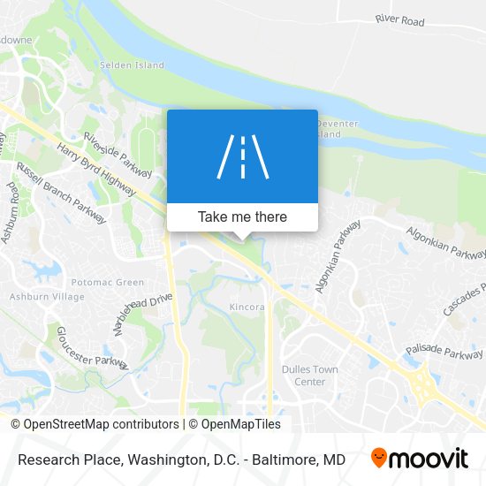Mapa de Research Place