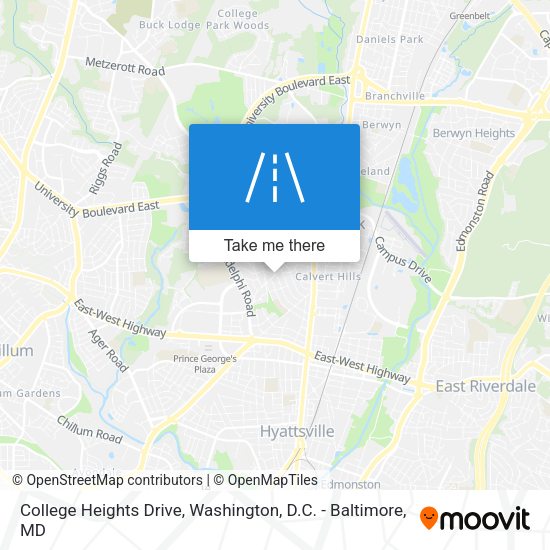 Mapa de College Heights Drive