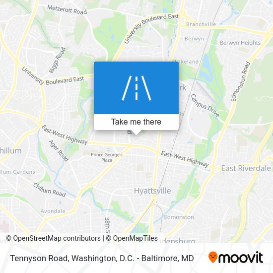 Tennyson Road map