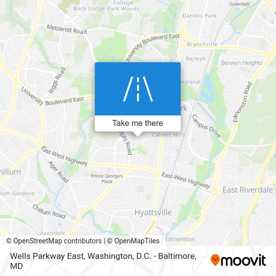 Mapa de Wells Parkway East