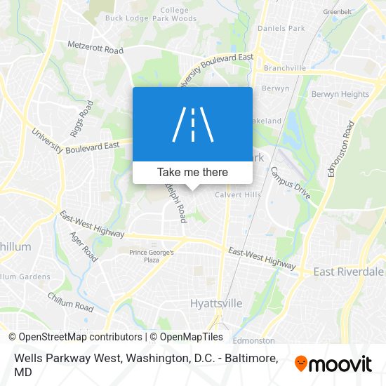 Mapa de Wells Parkway West