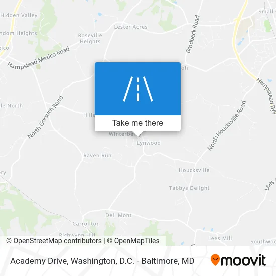 Academy Drive map