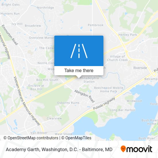 Academy Garth map