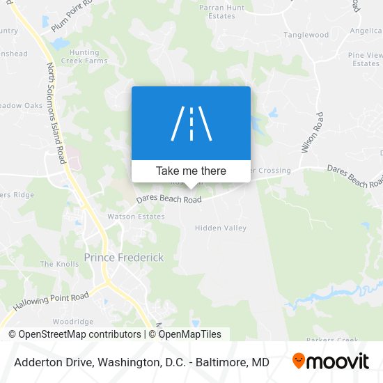 Mapa de Adderton Drive