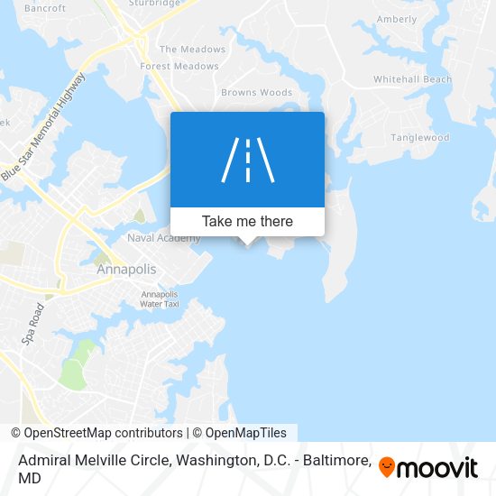 Mapa de Admiral Melville Circle