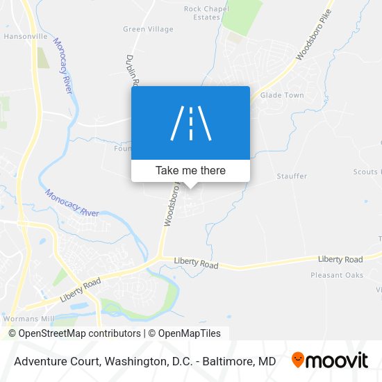 Adventure Court map