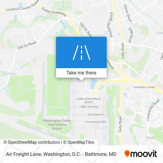 Air Freight Lane map