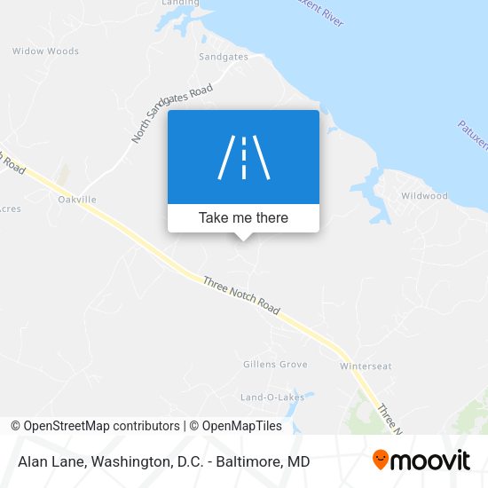 Mapa de Alan Lane